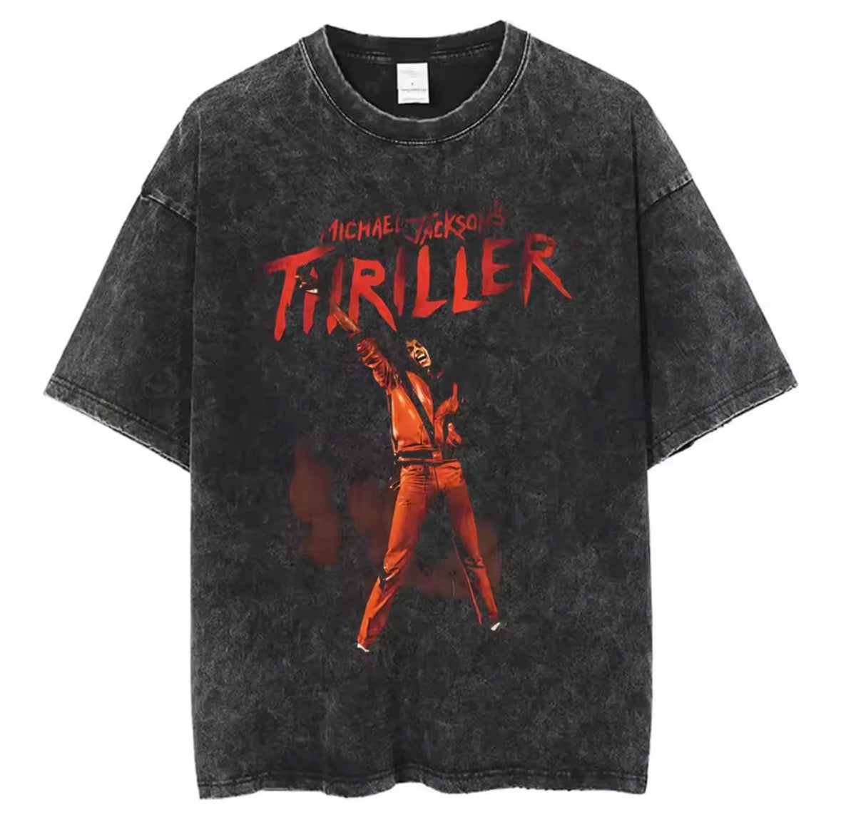 MJ Thriller 1983 Vintage Graphic T-Shirt - Cotton Oversized Tee