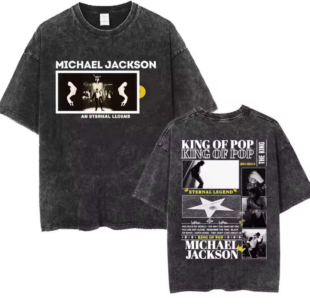 MJ Eternal Legend Tribute Graphic T-Shirt - Cotton Oversized Tee