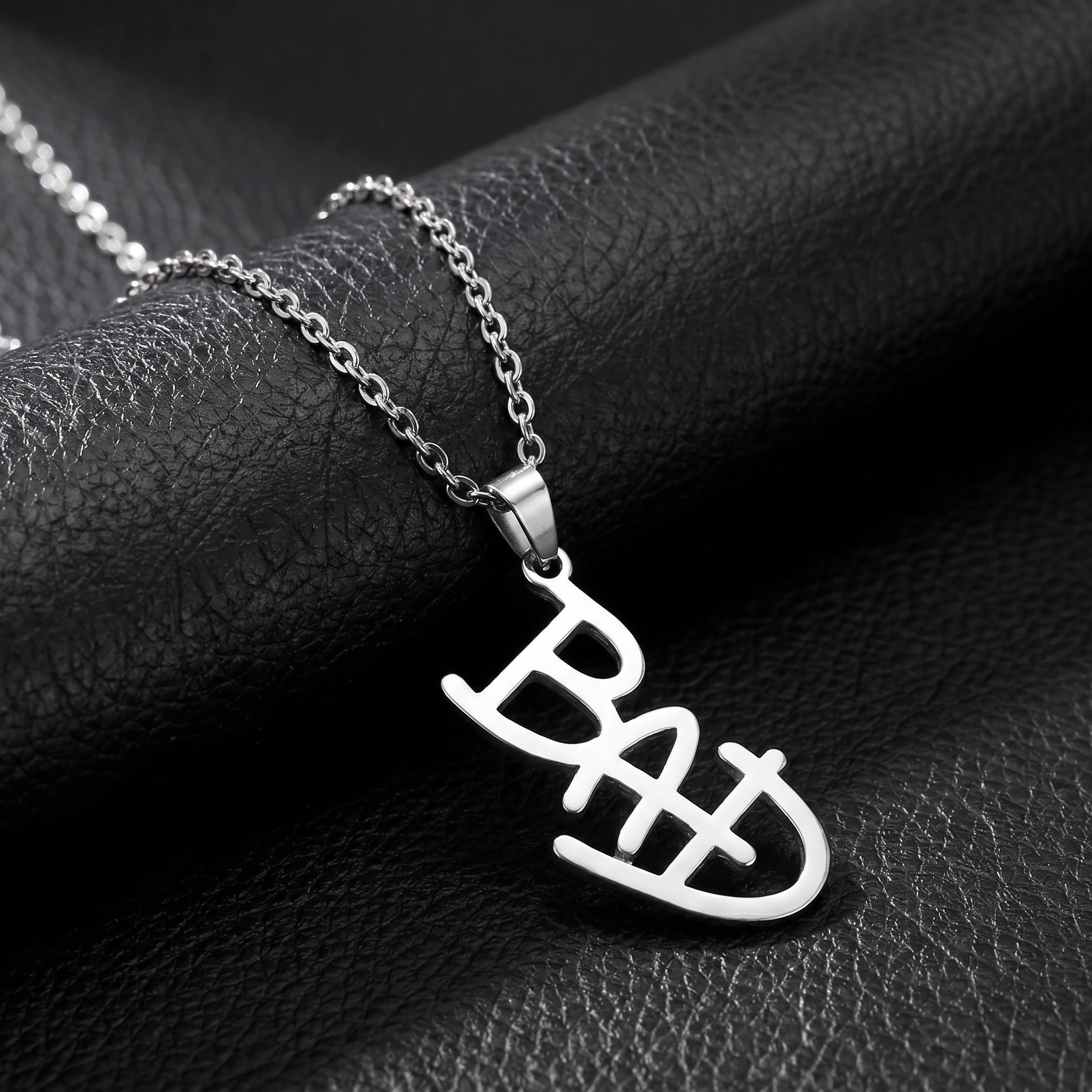 MJ BAD Necklace - 100% Stainless Steel