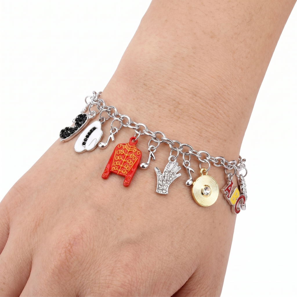 MJ Charm Bracelet - 100% Stainless Steel