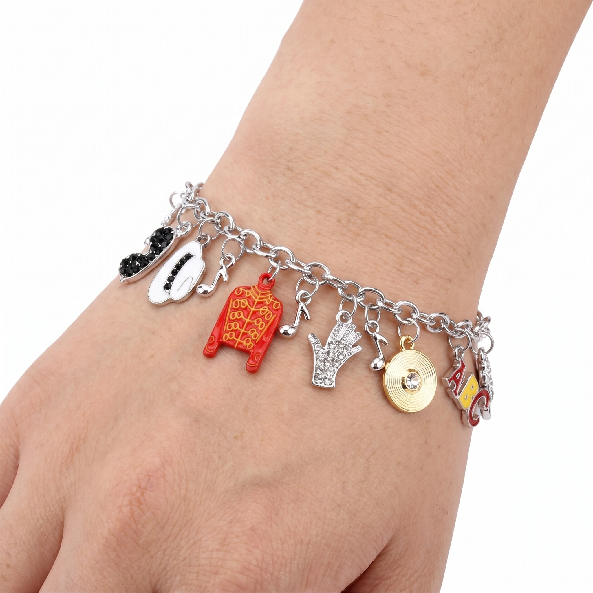 MJ Charm Bracelet - 100% Stainless Steel